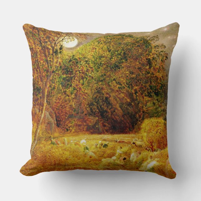 Almofada A lua cheia, 1833 (óleo no papel colocado no (Frente)