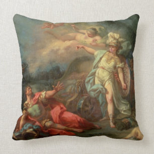 Almofada A luta entre Marte e Minerva, 1771 (óleo em c