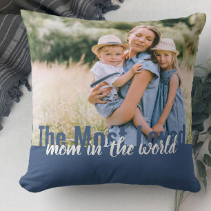 Almofada A mãe mais amada do Travesseiro decorativo mundia