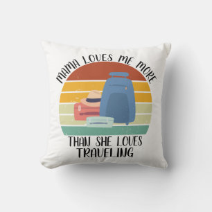 Almofada A Mãe PERSONALIZADA Me Ama Mais Do Que Ela Adora V