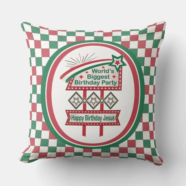 Almofada A maior Festa de aniversário do mundo (Frente)
