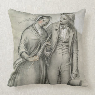 Almofada A manhã do casamento - a partida, c.1846