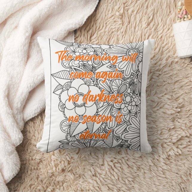 Almofada A manhã voltará (Cobertor)