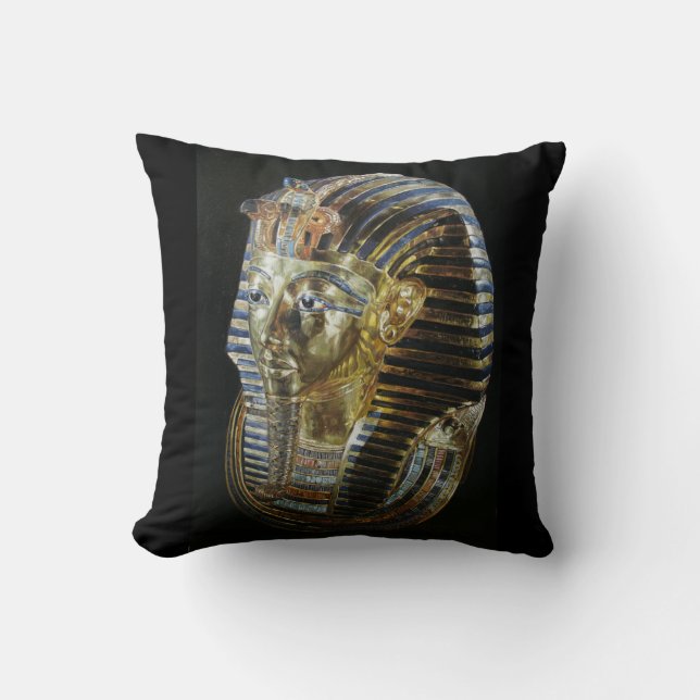Almofada A máscara dourada de Tutankhamun (Frente)