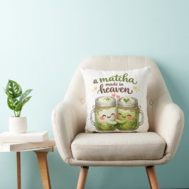Almofada A Matcha Made in Heaven Cute Funny Pun
