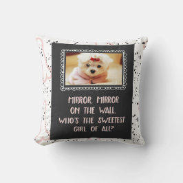 Almofada A menina a mais doce de todo o travesseiro