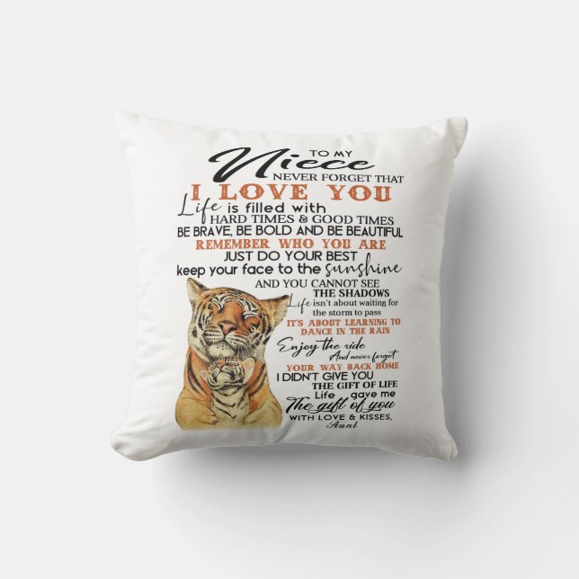 Almofada À Minha sobrinha (Frente)