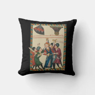 Almofada A Morte De Reinmar von Brennenberg Arte Medieval