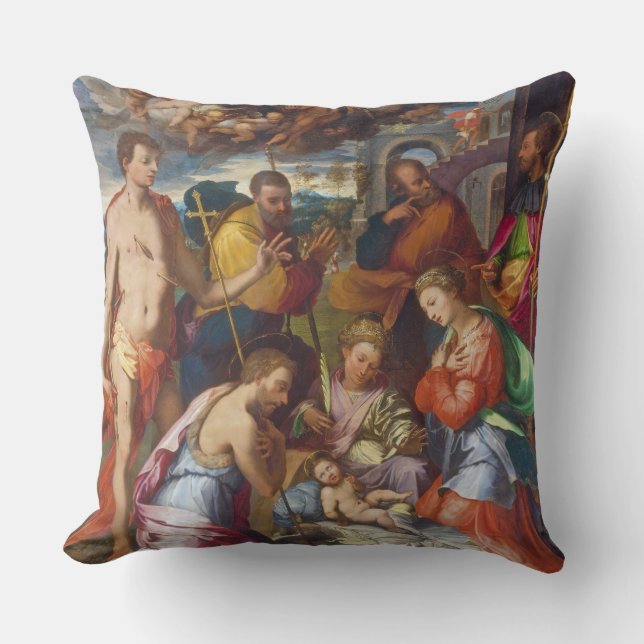 Almofada A Natal, 1534 (petróleo no painel) (Frente)