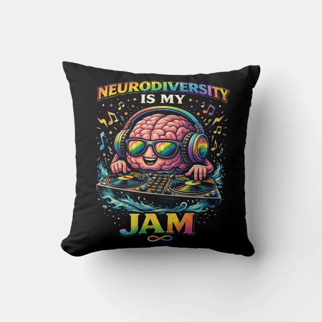 Almofada A Neurodiversidade É Minha Paixão (Frente)