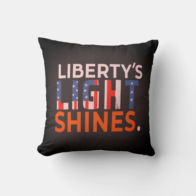 Almofada A Noite das Luzes da Liberdade (Frente)