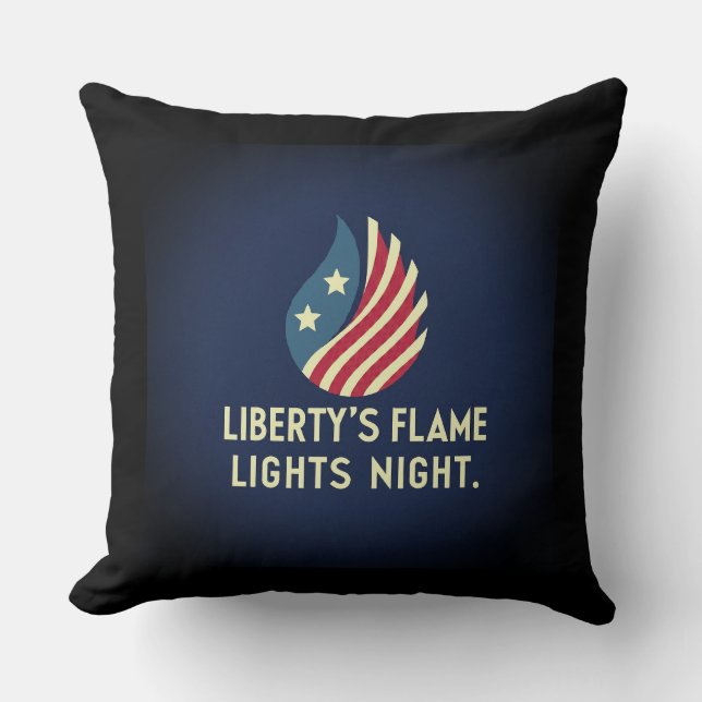 Almofada A Noite das Luzes da Liberdade (Frente)