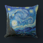 Almofada A Noite Estrelada de Vincent Van Gogh Travesseiro<br><div class="desc">Design da Noite Estrelada de Vincent Van Gogh é perfeito para entusiastas de Belas Artes,  fãs de museus,  estudantes de Arte e Professores de Arte. Também pode ser dado como presente de aniversário ou feriado ao seu Melhor amigo,  parente,  namorado ou namorada que também ama Belas Artes.</div>