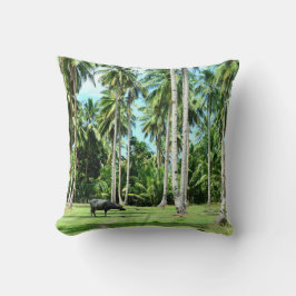 Almofada A peaceful afternoon under the palm trees