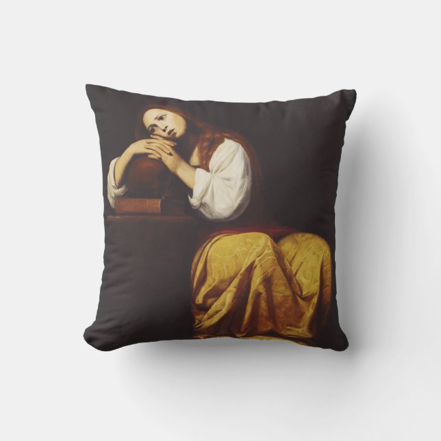 Almofada A penitente Mary Magdalene por Giacomo Galli (Frente)