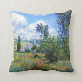 Almofada A pista na papoila coloca St Martin Claude Monet