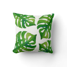 A planta tropical sae aguarela do travesseiro home