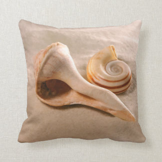 Almofada A praia descasca o travesseiro decorativo