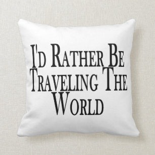 Almofada A preferencialmente esteja viajando o mundo