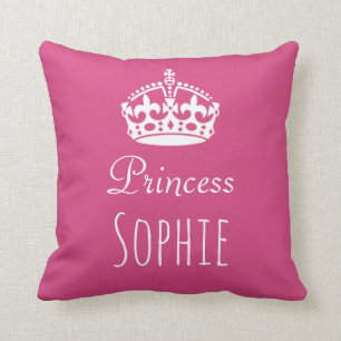 Almofada A princesa (algum nome) personalizou o coxim da