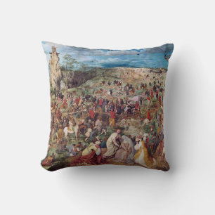 Almofada A procissão ao Calvário, Pieter Bruegel
