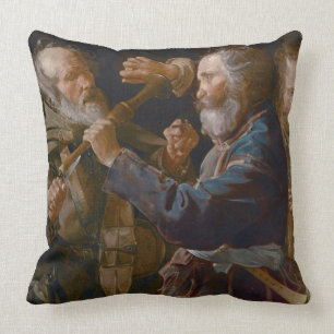 Almofada A rixa dos mendigos, c.1625-30 (óleo em canvas)