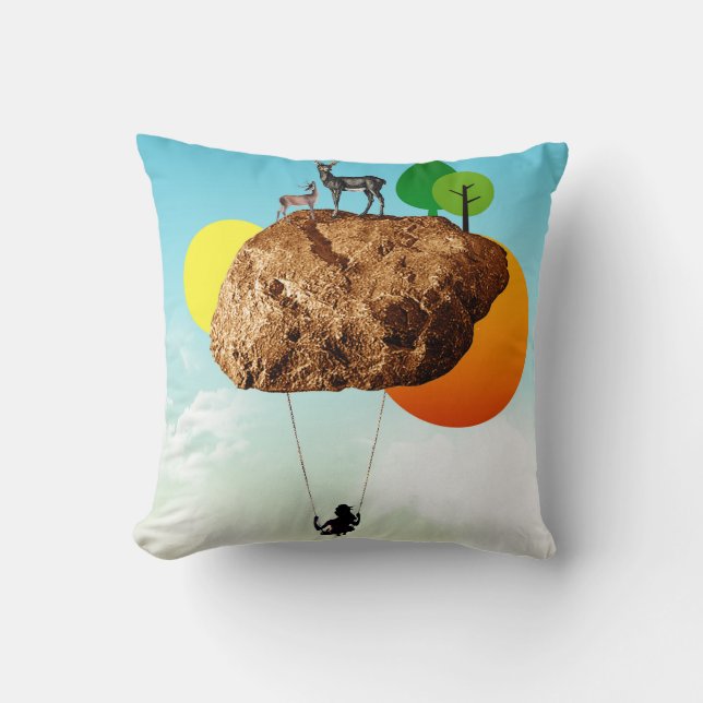 Almofada A rocha da nossa existência (Frente)