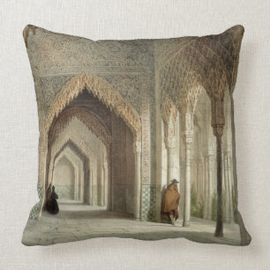 Almofada A sala da corte do Alhambra, Granada, 1853