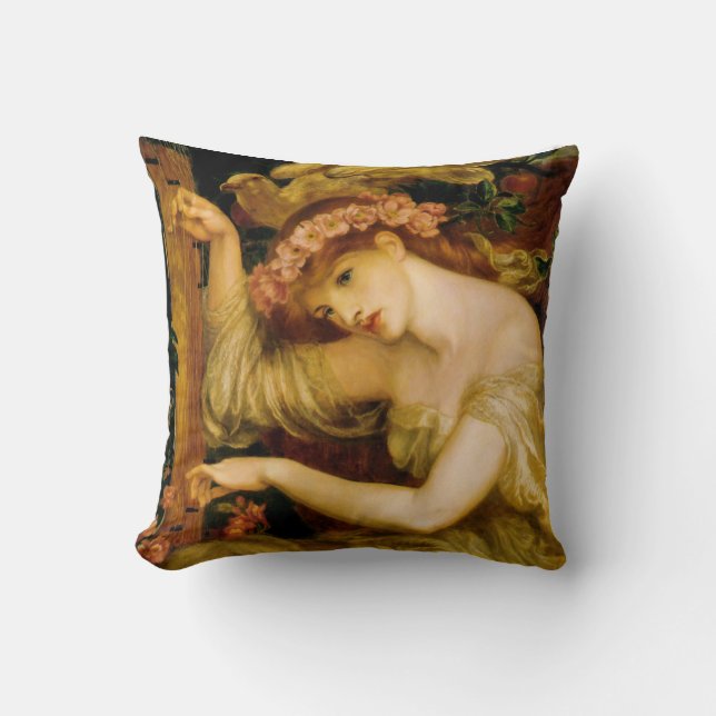 Almofada A Sea Spell (por Dante Gabriel Rossetti) (Frente)