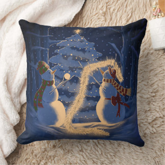 Almofada A Snowman Christmas