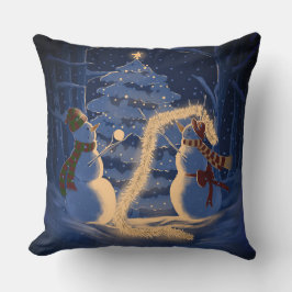 Almofada A Snowman Christmas