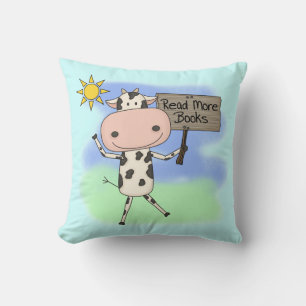 Almofada A vaca leu mais livros