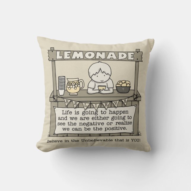 Almofada A vida acontece (Frente)