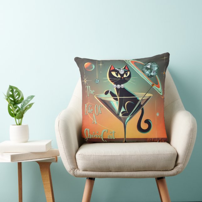 Almofada A Vida De Um Gato De Moça (Cadeira)