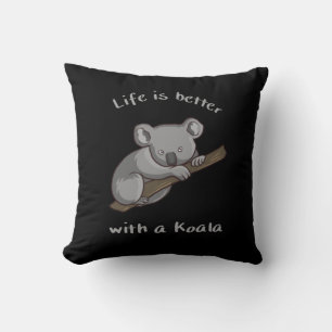Almofada A Vida É Melhor Com Koala