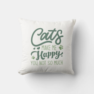 Almofada A Vida É Melhor Com Um Gato