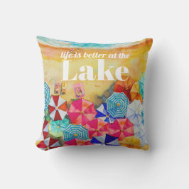 Almofada A vida é melhor no lago