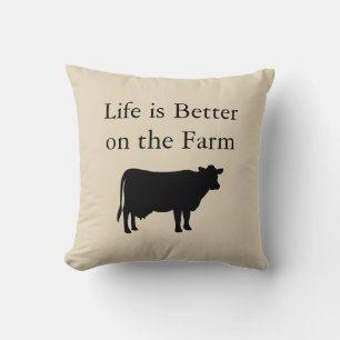 Almofada A vida é melhor no Travesseiro decorativo da Fazen