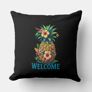 Almofada Abacaxi tropical ao ar livre Travesseiro Aloha