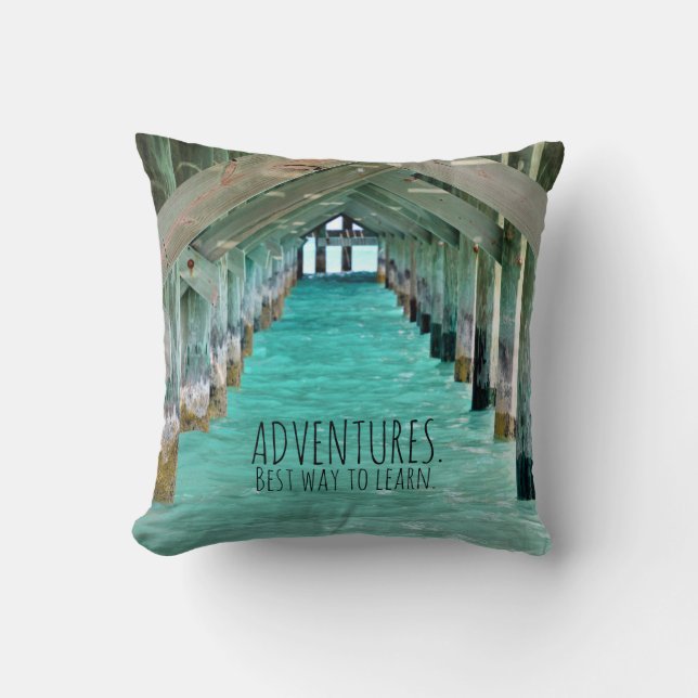 Almofada Abaixo de Bahamas Pier (Frente)