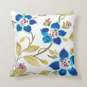 Almofada Abbey Floral Azulejos - Blue Blooms