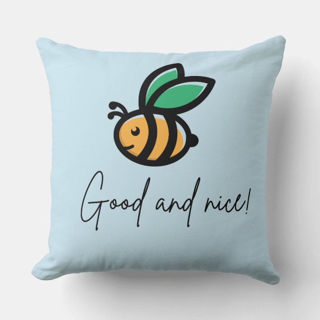 Almofada abelha boa e boa (Frente)
