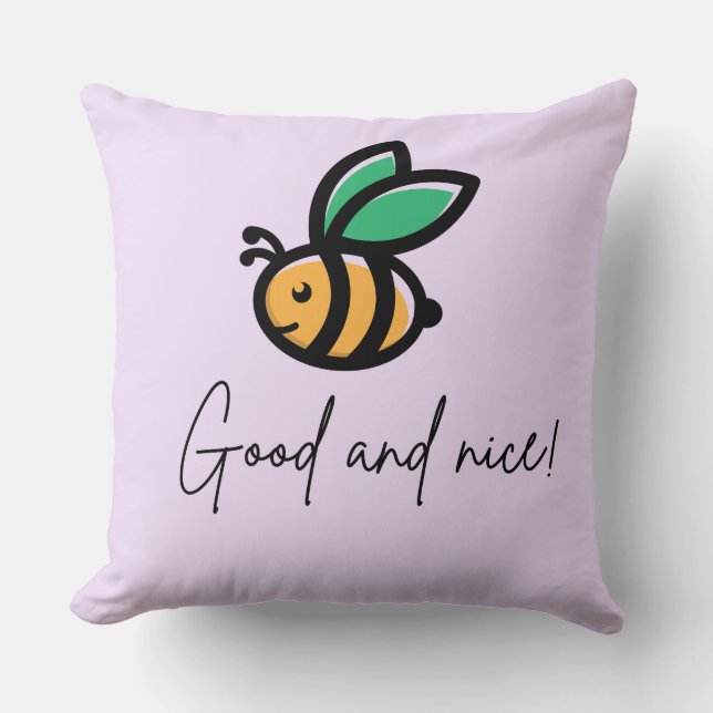 Almofada abelha boa e boa (Frente)