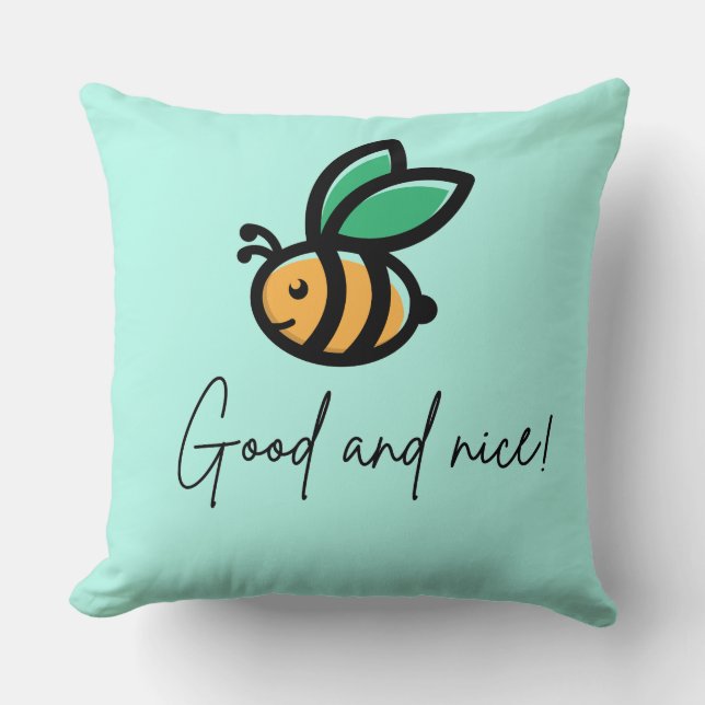 Almofada abelha boa e boa (Frente)
