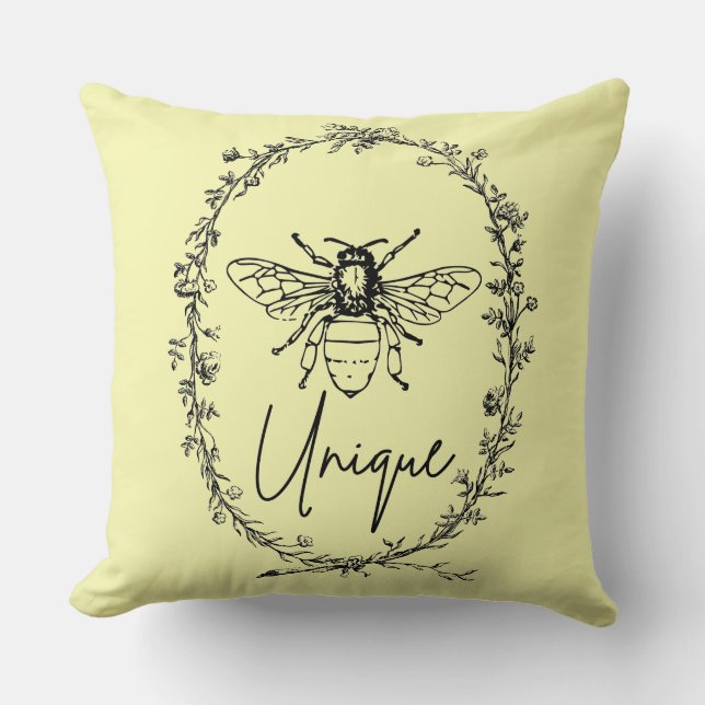 Almofada abelha única (Frente)