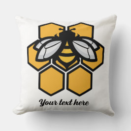 Almofada abelha voar para longe