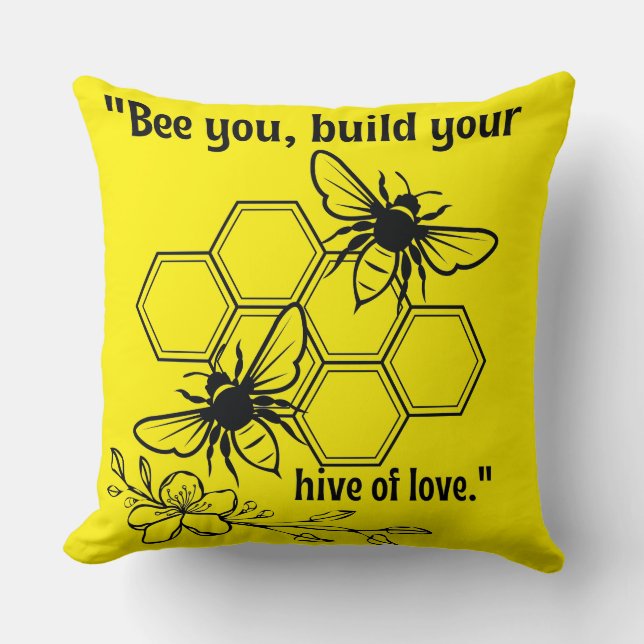 Almofada abelha você (Frente)