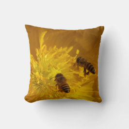 Almofada Abelhas e flores