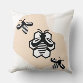 Almofada abelhas voadoras
