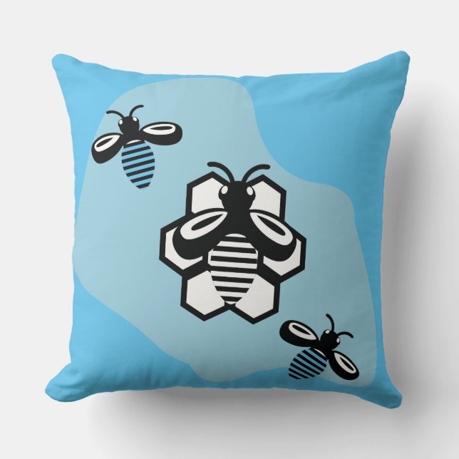 Almofada abelhas voadoras (Frente)